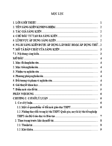 Báo cáo Biện pháp Góp phần nâng cao hiệu quả ôn thi tốt nghiệp THPT môn Lịch sử cho học sinh Lớp 12 tại Trung tâm GDNN – GDTX Yên Lạc