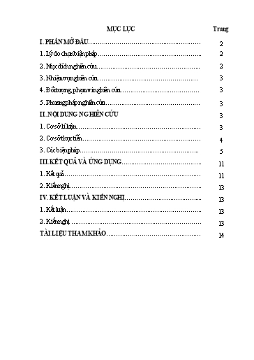 Báo cáo Biện pháp Quản lí quá trình thực hành và chấm chữa bài của học sinh trong dạy học môn Tin học bằng phần