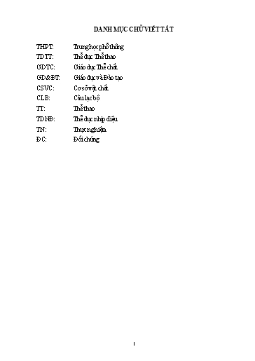 Báo cáo Sáng kiến Thực trạng và biện pháp nâng cao tính tích cực trong giờ Thể dục cho học sinh nữ Khối 12 trường Trung học phổ thông Yên Khánh A