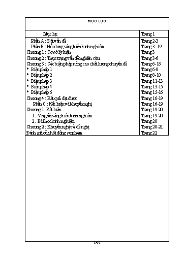 Sáng kiến kinh nghiệm Một số biện pháp nâng cao chất lượng hoạt động giáo dục âm nhạc cho trẻ 24 - 36 trong Trường Mầm non