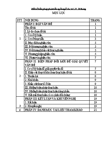 Sáng kiến kinh nghiệm Một số biện pháp phát triển ngôn ngữ cho trẻ 24-36 tháng