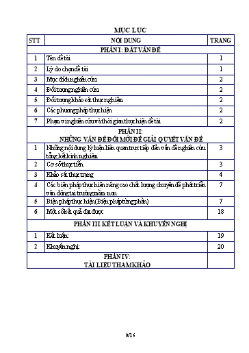 Sáng kiến kinh nghiệm Một số biện pháp phối hợp với phụ huynh giáo dục kỹ năng sống cho trẻ 24 – 36 tháng trong thời gian nghỉ dịch