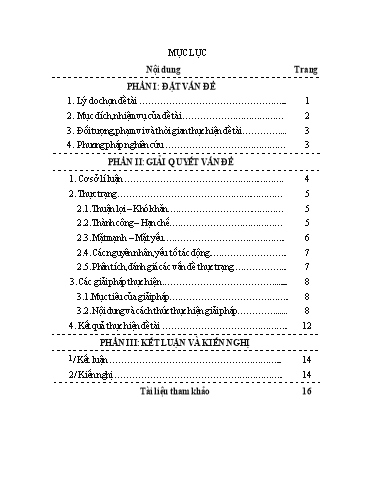 SKKN Biện pháp giáo dục ý thức bảo vệ môi trường cho học sinh trường THCS Nguyễn Lân thông qua các hoạt động của Đội TNTP Hồ Chí Minh