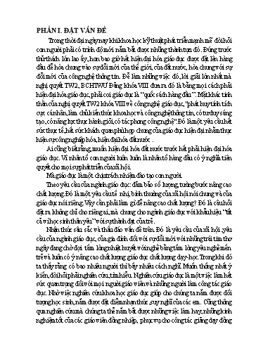 Sáng kiến kinh nghiệm Một số biện pháp rèn kĩ năng viết cho học sinh Lớp 1