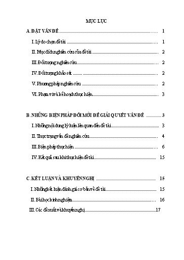 Sáng kiến kinh nghiệm Các biện pháp rèn kỹ năng đọc trong giai đoạn học vần cho học sinh Lớp 1