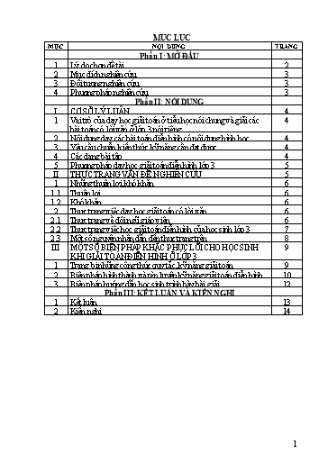 Sáng kiến kinh nghiệm Một số biện pháp giúp đỡ học sinh khắc phục khó khăn khi giải các bài toán điển hình ở Lớp 3