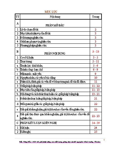 Sáng kiến kinh nghiệm Một số giải pháp nâng cao chất lượng giảng dạy của đội ngũ giáo viên trường Tiểu học Ea Bông