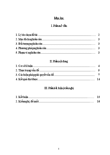 Sáng kiến kinh nghiệm Một vài biện pháp nâng cao hiệu quả tổ chức trò chơi trong môn Thể dục ở trường Tiểu Học