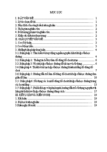 Sáng kiến kinh nghiệm Một số biện pháp đồ dùng đồ chơi sáng tạo cho trẻ mầm non từ hộp sữa học đường