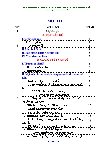 Sáng kiến kinh nghiệm Một số biện pháp đổi mới hình thức tổ chức hoạt động tạo hình cho trẻ Mẫu giáo Lớn (5-6 tuổi) theo hướng lấy trẻ làm trung tâm