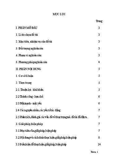 Sáng kiến kinh nghiệm Một số biện pháp khắc phục lỗi chính tả cho học sinh Lớp 3