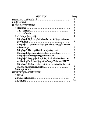 Sáng kiến kinh nghiệm Một số biện pháp nâng cao chất lượng giáo dục cho trẻ 5-6 tuổi thông qua các hoạt động phát triển thể chất