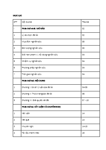 Sáng kiến kinh nghiệm Một số biện pháp nâng cao chất lượng giờ hoạt động âm nhạc cho trẻ 5 - 6 tuổi
