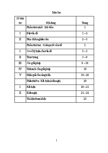 SKKN Một số kinh nghiệm tăng cường kỹ năng sống cho học sinh trường Tiểu học Ea Bông thông qua các hoạt động Đội